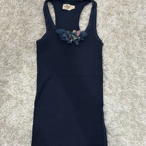 Hollister Navy Tank Top